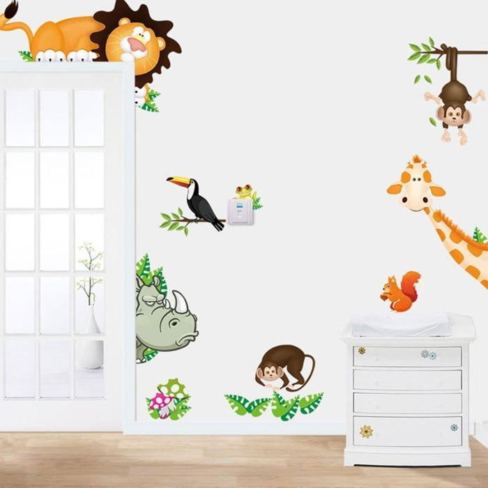 Jungle Animals Wall Stickers - Bitsy Bug Boutique