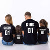 King Queen Prince Princess Family Matching T-Shirts - Bitsy Bug Boutique