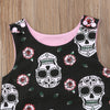 Floral Skull Romper