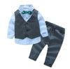 Gentleman Bow Tie Outfit Blue / 3 Toddler
