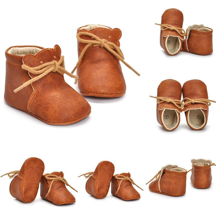 Brown Bear Moccasins Shoes