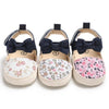 Floral Bow Canvas Shoe - Bitsy Bug Boutique