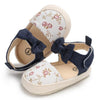 Floral Bow Canvas Shoe - Bitsy Bug Boutique