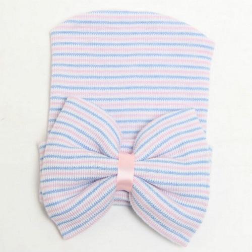 Newborn Baby Girl Bow Hat - Bitsy Bug Boutique