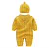 Knitted Romper with Hat (Multiple Colors) - Bitsy Bug Boutique