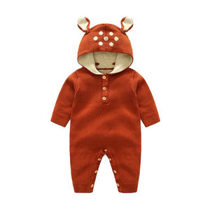 Knitted Animal Rompers - Bitsy Bug Boutique