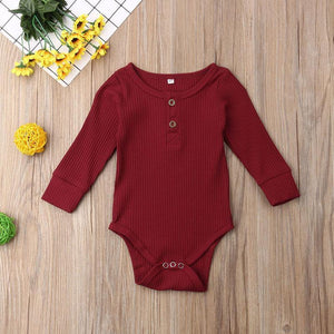 Long Sleeve Romper (Multiple Colors) - Bitsy Bug Boutique