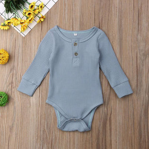 Long Sleeve Romper (Multiple Colors) - Bitsy Bug Boutique