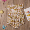 Frilled Floral Romper (2 Colors) Yellow / 6 Mo