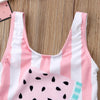 Striped Watermelon Swimsuit - Bitsy Bug Boutique