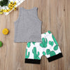 Cactus Tank Top & Shorts Outfit