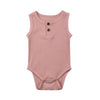Casual Cotton Onesie (Multiple Colors) Pink / 3 Mo
