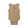 Casual Cotton Onesie (Multiple Colors) Brown / 3 Mo
