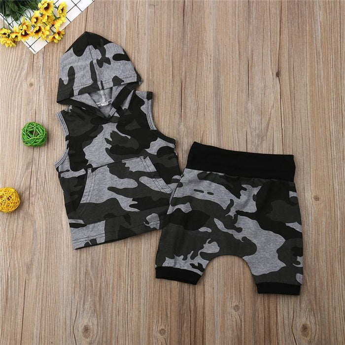Mr. Cool Camo Outfit - Bitsy Bug Boutique