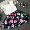 Love Tank Top + Floral Skirt