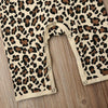 Matching Leopard Print Jogger Set and Rompers