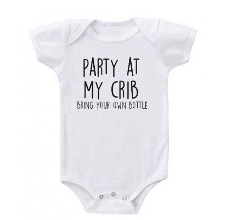 Party At My Crib Onesie (Multiple Colors)