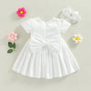 Satin Princess Dress with Headband