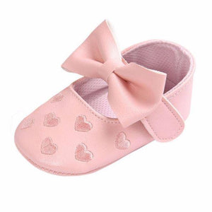 Love Heart Bow Shoes