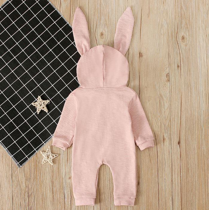 Lace Baby Bunny Romper - Cream main image 1